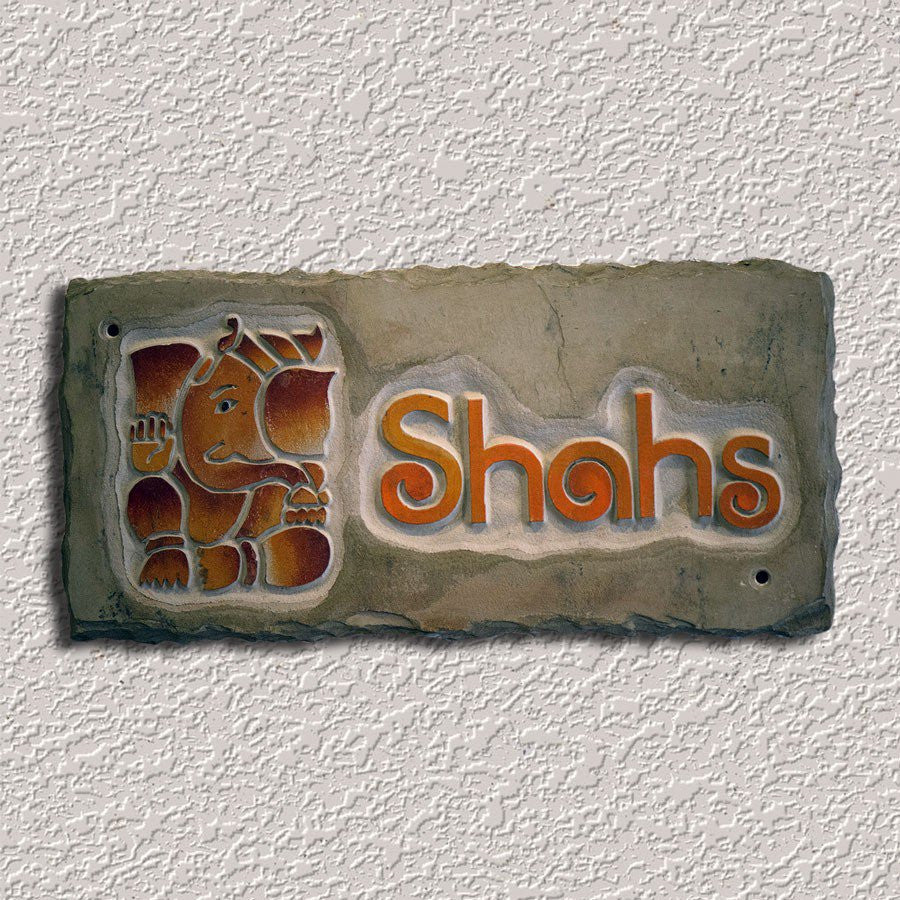 Nameplates - Engraved Natural Stone