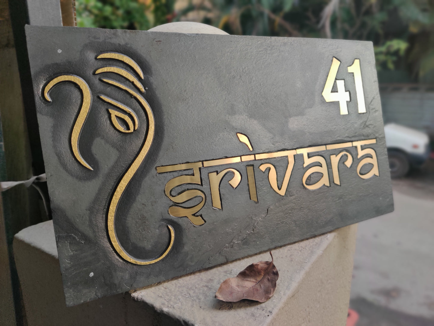 A Gold Nameplate INDIAN AUTUMN