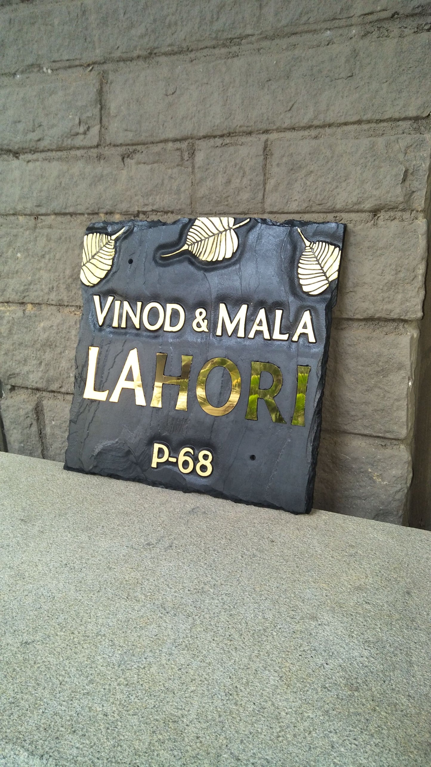 A Gold Nameplate INDIAN AUTUMN