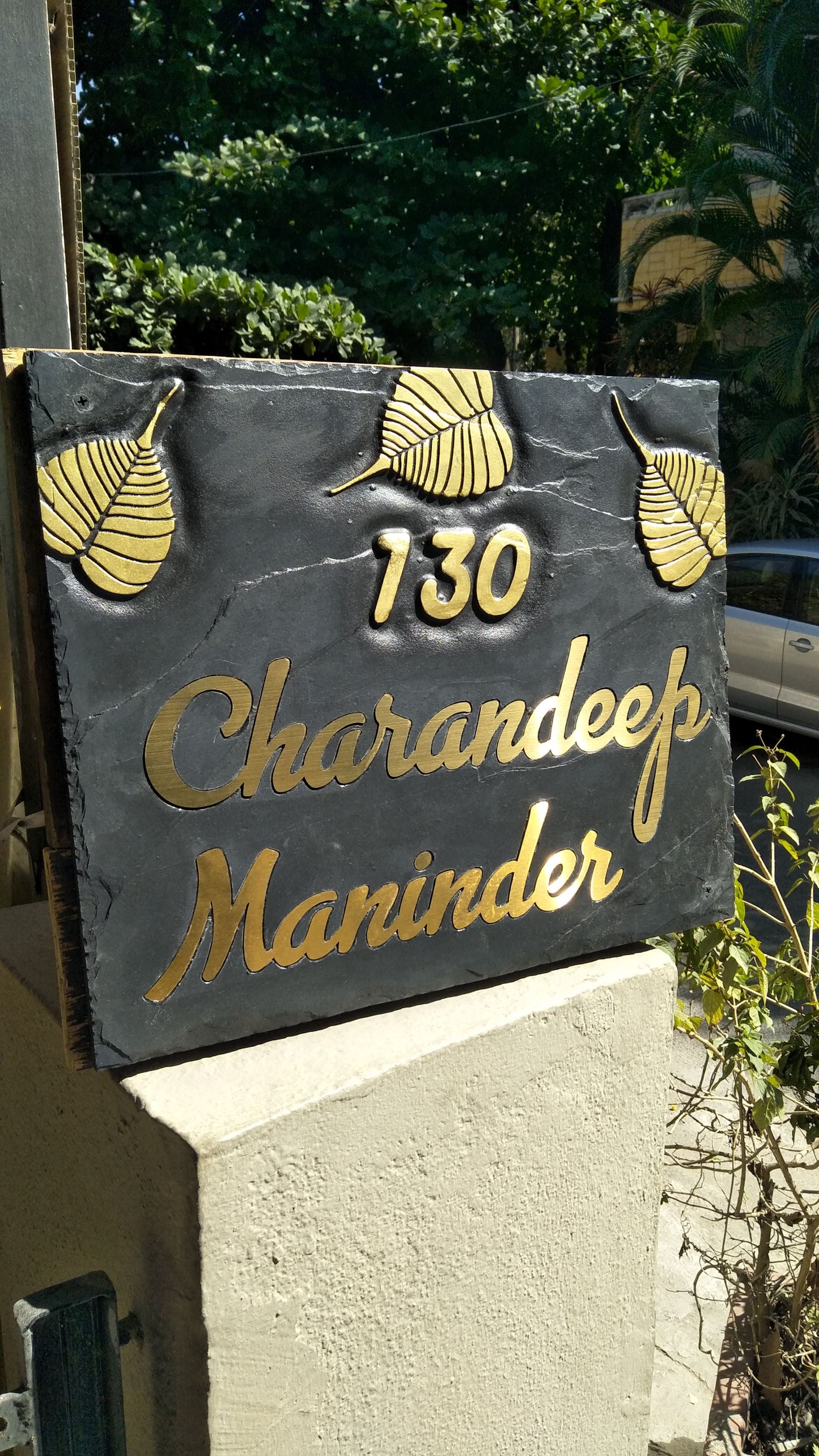 A Gold Nameplate INDIAN AUTUMN