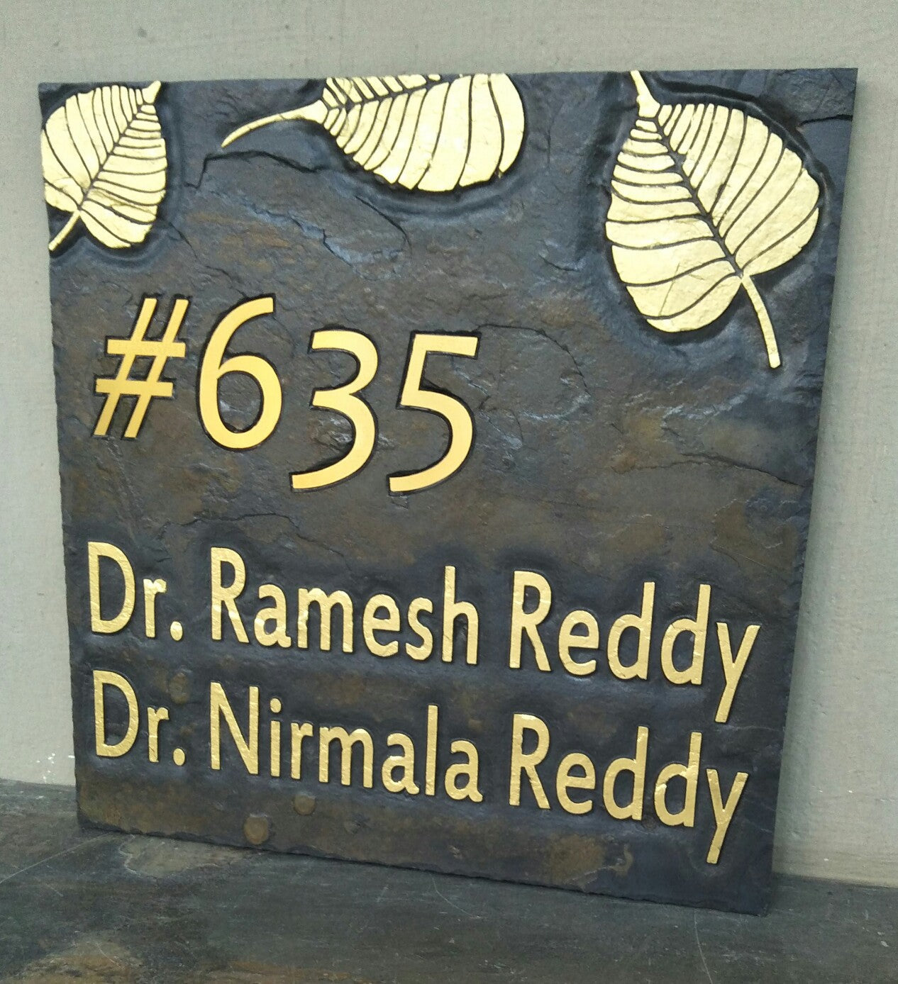 A Gold Nameplate INDIAN AUTUMN