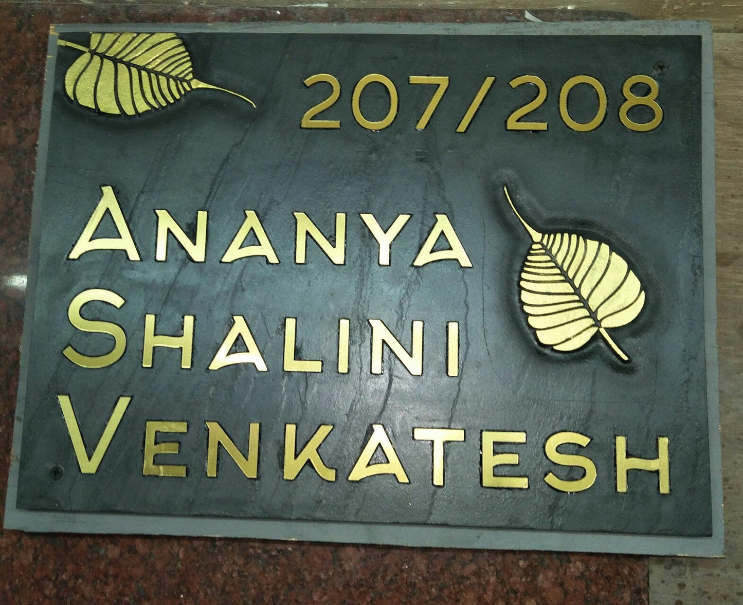A Gold Nameplate INDIAN AUTUMN
