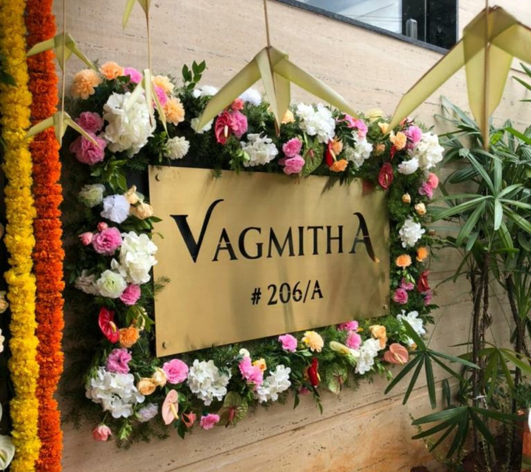 A Metal Nameplate INDIAN AUTUMN
