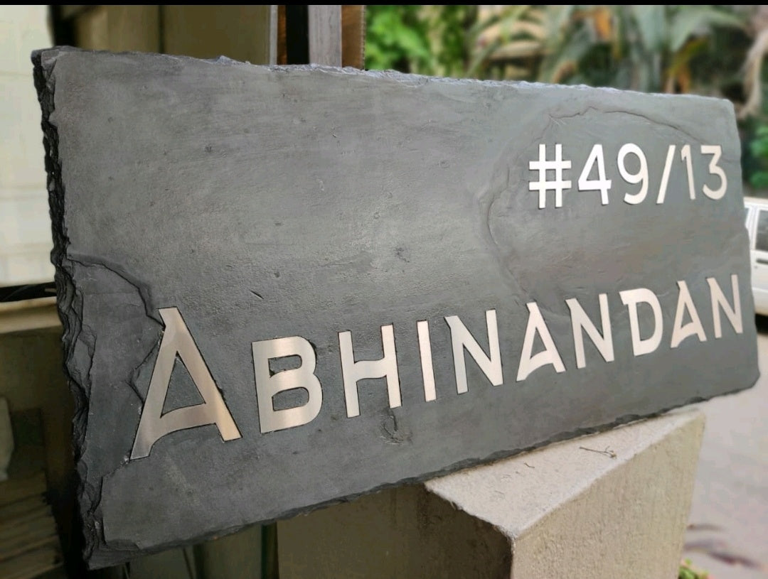 A Stainless Steel Nameplate INDIAN AUTUMN