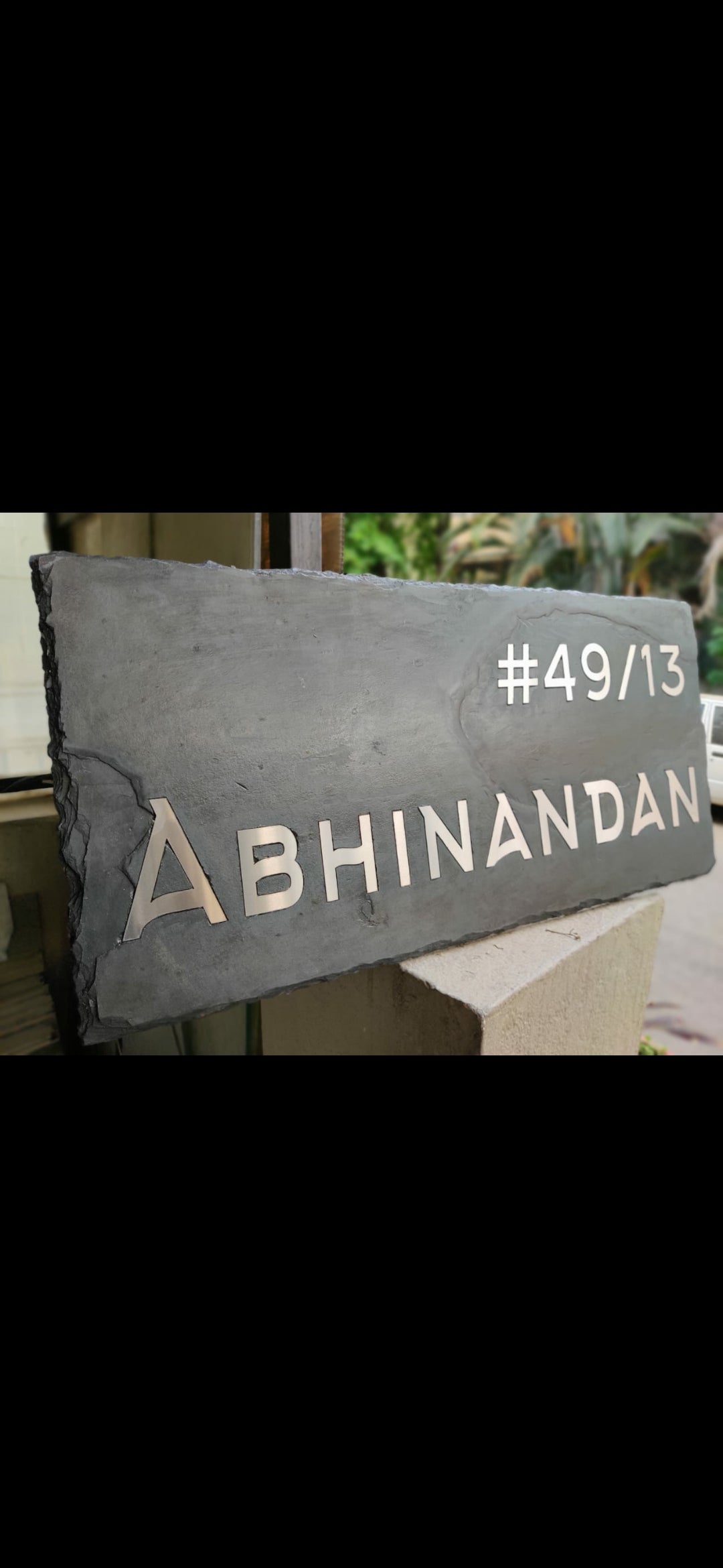 A Stainless Steel Nameplate INDIAN AUTUMN