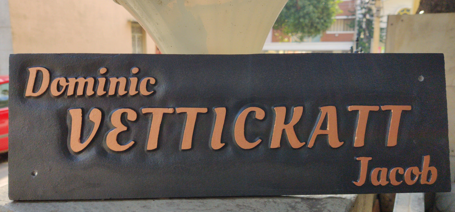 Nameplate- Pâtisserie INDIAN AUTUMN