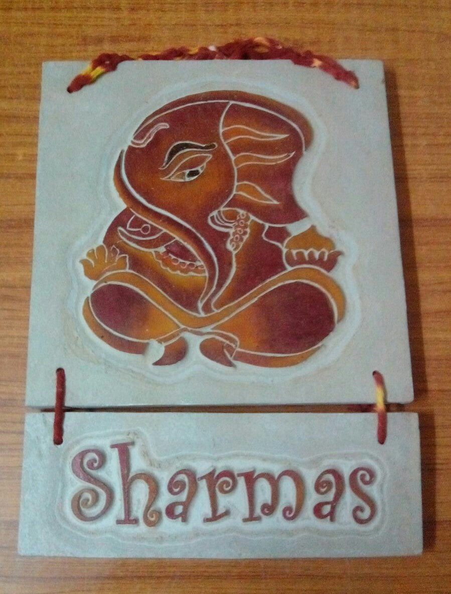 Nameplate Shah's INDIAN AUTUMN