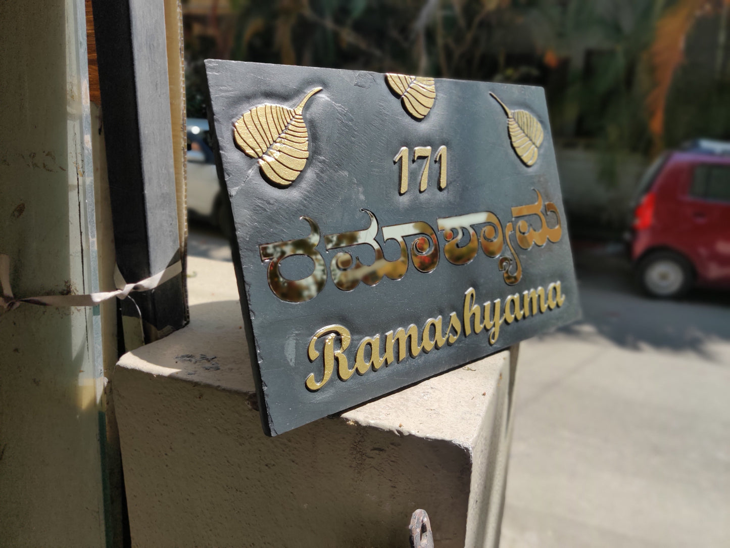 A Gold Nameplate INDIAN AUTUMN