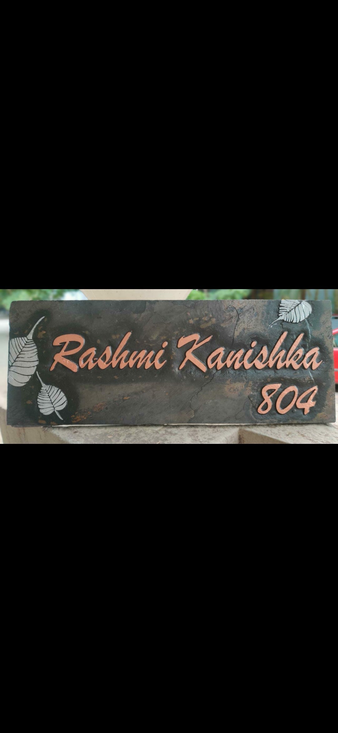 A Rust Nameplate INDIAN AUTUMN